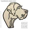 Great Dane Wall Art (Samson Design)
